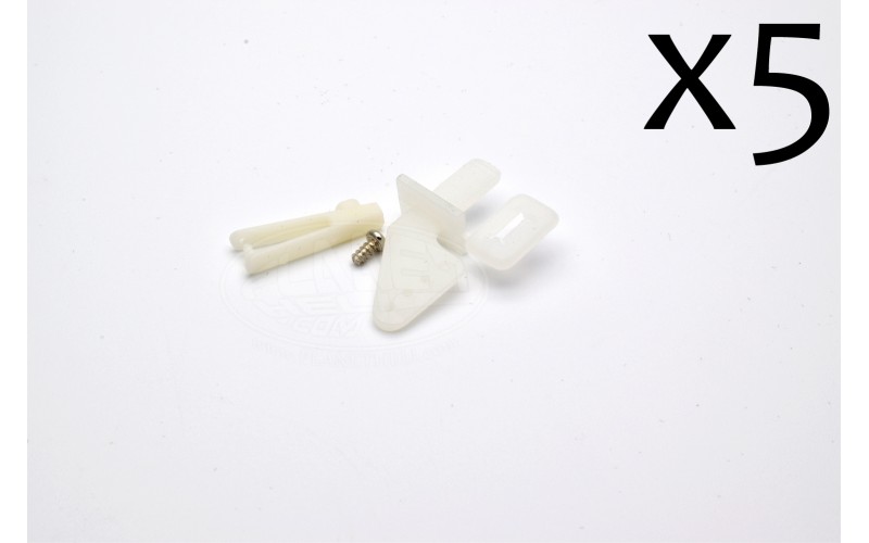 KT rudder angle four-hole + quick adjustment rocker KT foam chuck Airplane Parts Aircraft